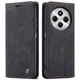 Чехол-книжка CaseMe из нубука для Xiaomi Redmi 14C Чёрный - изображение 10