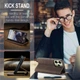 Чехол-книжка CaseMe из нубука для Xiaomi Redmi Note 14 4G (24117RN76G/O) Темно-коричневый - изображение 7