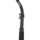 Трубка для дайвинга с нижним клапаном Marlin Bali Black - изображение 4