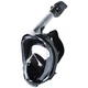 Маска для плавання Marlin CRUISE black/black/black S/M повнолицева маска для снорклінгу - зображення 3