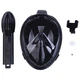 Повнолицева маска для снорклінгу Marlin SEA black/black/black S/M - зображення 7