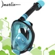 Полнолицевая маска для плавания Marlin TRAVEL black/aqua/aqua S/M - изображение 1