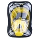 Полнолицевая маска для плавания Marlin TRAVEL black/yellow/yellow L/XL - изображение 8