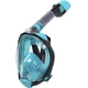 Полнолицевая маска для плавания Marlin TRAVEL black/aqua/aqua S/M - изображение 3