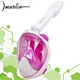 Повнолицева маска для снорклінгу Marlin SEA white/pink/pink S/M - зображення 1