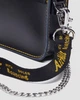 Кожаная мини сумка через плечо Dr.Martens 5 Inch Smooth Kiev Leather Mini Satchel Black AD105001 — два съёмных ремешка - изображение 7