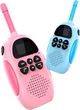 Комплект детских раций Walkie Talkies x23 радиус 3 км рация с фонариком на дисплее на аккумуляторе зарядка от usb 2 шт (1065-12) - изображение 1
