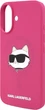 Etui plecki Karl Lagerfeld Choupette Head na Apple iPhone 16 z MagSafe Fuksja (3666339319724) - obraz 1