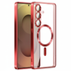 Чехол Fiji Chrome для Samsung Galaxy S24 Plus (S926) с MagSafe и защитой камер Red - изображение 1