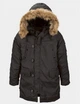 Куртка аляска мужская зимняя Alpha Industries Altitude Parka черная М - изображение 1