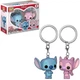 Набор брелоков Funko Pocket Pop! "Стич и Ангел" (Stitch and Angel) - изображение 1