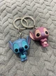Набор брелоков Funko Pocket Pop! "Стич и Ангел" (Stitch and Angel) - изображение 6