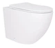 Унитаз подвесной Qtap Robin Ultra Quiet, с сиденьем Slim Duroplast/Soft-close/Quick Release QT13332381AW - изображение 1