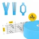 Стрічка кінезіологічна (кінезіо тейп) 4FIZJO 5 см x 31 м Sky Blue (P-5905973405546) - зображення 3