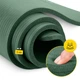 Коврик (мат) спортивный 4FIZJO NBR 180 x 60 x 1 см для йоги и фитнеса Navy Green (P-5905973406680) - изображение 2