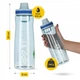 Бутылка для воды спортивная 4FIZJO 850 мл Blue (P-5905973403795) - изображение 9
