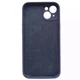 Чохол Silicone Premium case з захистом камери для iPhone 14 Full Camera Protective dark blue 9773 - изображение 2