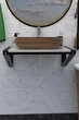 Полка под умывальник в стиле лофт EcoLoft Нейра DSP-1289-2 Дуб Кортона - изображение 3