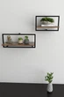 Комплект настенных полок в стиле лофт EcoLoft Кадро DSP-1288-8 Ливорно - изображение 1