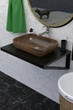 Полка под умывальник в стиле лофт EcoLoft Нейра DSP-1289-5 Черный - изображение 3