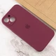 Чохол Silicone Premium case з захистом камери для iPhone 14 Full Camera Protective bordo 9770 - изображение 2