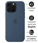 Чохол Silicone Premium case MagSafe з захистом камери та дисплея для iPhone 16 Pro Max Full Protective dark blue 2204 - зображення 1