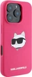 Etui plecki Karl Lagerfeld Choupette Head na Apple iPhone 16 Pro Max z MagSafe Fuksja (3666339319755) - obraz 5