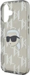 Etui plecki Karl Lagerfeld Karl Head na Apple iPhone 16 Czarne (3666339319762) - obraz 1