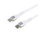 Кабель USB Ridea RC-XS51 X-Silicone Type-C to Type-C 60W 1.2m Колір Бiлий - изображение 7