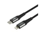 Кабель USB Ridea RC-US42 UltraStrong Type-C to Lightning 30W 1.2m Колір Чорний - изображение 7