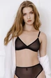 Чорний бюстгальтер із сітки - standart new Perfect Female Чорний 75AA (147B-13bl) - изображение 1
