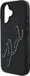 Etui plecki Karl Lagerfeld na Apple iPhone 16 Czarne (3666339319922) - obraz 1