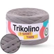 Трикотажна пряжа Trikolino 7-9mm M, Французький сірий, 60м, для в'язання кошиків, килимків, сумок, косметичок, Триколіно - зображення 1