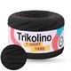Трикотажная пряжа Trikolino 7-9mm XL, Антрацит, 120м, для вязания корзин, ковриков, сумок, косметичек, Триколино - изображение 1