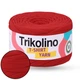 Трикотажная пряжа Trikolino 7-9mm M, Красный, 60м, для вязания корзин, ковриков, сумок, косметичек, Триколино - изображение 1