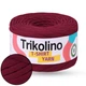 Трикотажная пряжа Trikolino 7-9mm M, Бордо, 60м, для вязания корзин, ковриков, сумок, косметичек, Триколино - изображение 1