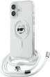Etui plecki Karl Lagerfeld Choupette Head na Apple iPhone 16 z MagSafe ze sznurkiem Transparent (3666339320560) - obraz 4
