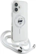 Etui plecki Karl Lagerfeld Choupette Head na Apple iPhone 16 z MagSafe ze sznurkiem Transparent (3666339320560) - obraz 6