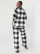 Фланелевая женская пижама Old Navy 1159768870 (Черный/Белый, XS) - изображение 13