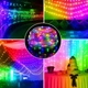 Декоративна світлодіодна RGB гірлянда IP65 з управлінням через додаток та пульт 10 м, 200 світлодіодів Різнокольорова - зображення 2