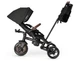 Трехколесный велосипед-коляска QPlay COMFO MAX Tri-cycle 8 в 1 с EVA колесами 11" и 9", Черный - изображение 9