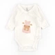 Боди Dexter`s для девочки с принтом teddy basket интерлок 46 см белый - изображение 1