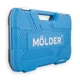Професійний набір інструментів в кейсі Molder 1/2", 1/4" 72 T, CR-V, 82од. MT60082 - зображення 5