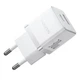 Мережевий зарядний пристрій Baseus Palm Type-C+USB 30W White - зображення 3