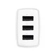 Мережевий зарядний пристрій Baseus Compact Charger 3-USB 17W White - зображення 3