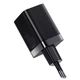 Сетевое зарядное устройство Baseus Super Si Pro Quick Charger Type-C + USB 30W - изображение 5