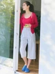 Кардиган Uniqlo LIGHT V NECK розмір S рожева (454767) - зображення 6
