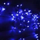 Уличная светодиодная гирлянда бахрома, 5 м 120 LED, 220 В, черный провод, Синий - изображение 6