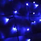 Уличная светодиодная гирлянда бахрома, 5 м 120 LED, 220 В, черный провод, Синий - изображение 10