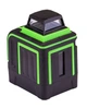 Лазерний рівень MASTERTOOL H360+V 2 лазерні головки GREEN 0.2 мм/м 10 м Li-ion сумка 30-1906 - зображення 1